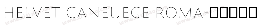 HelveticaNeueCE Roma字体转换